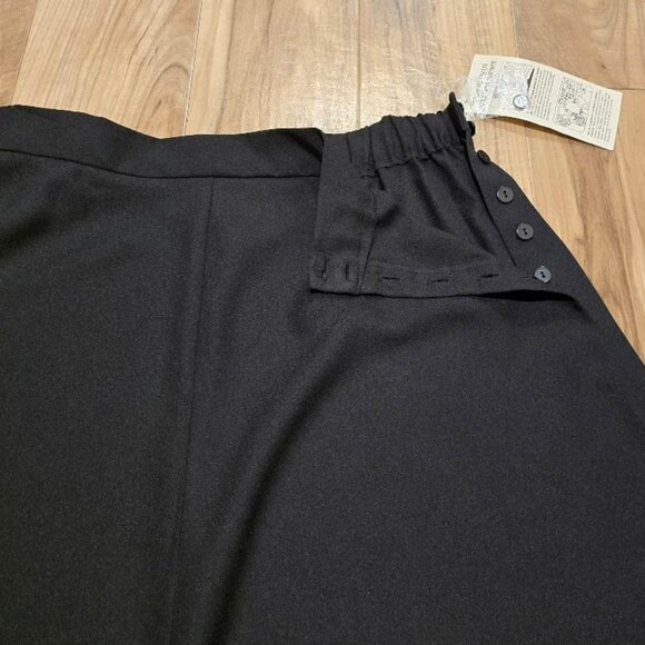 Worthington Woman 90s Side Button Midi Skirt 18W Deadstock Vintage - Picture 2 of 15